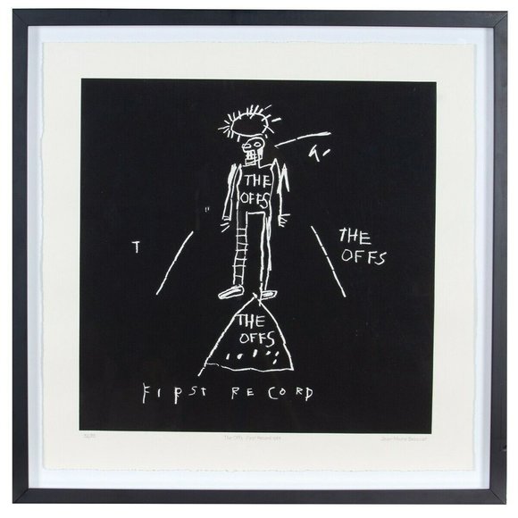 The Offs First Record Album Art by Jean-Michel Basquiat Silkscreen LE of 85 - Picture 1 of 4